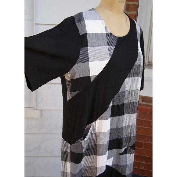 NEW Plus size 1X Parmo & Sinyorita Plaid Dress - Picture 4 of 7